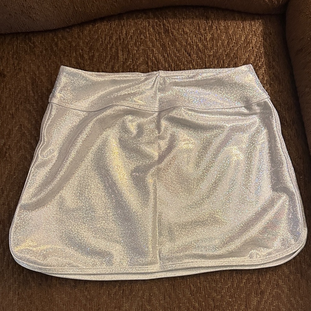 Shimmering Silver Skirt